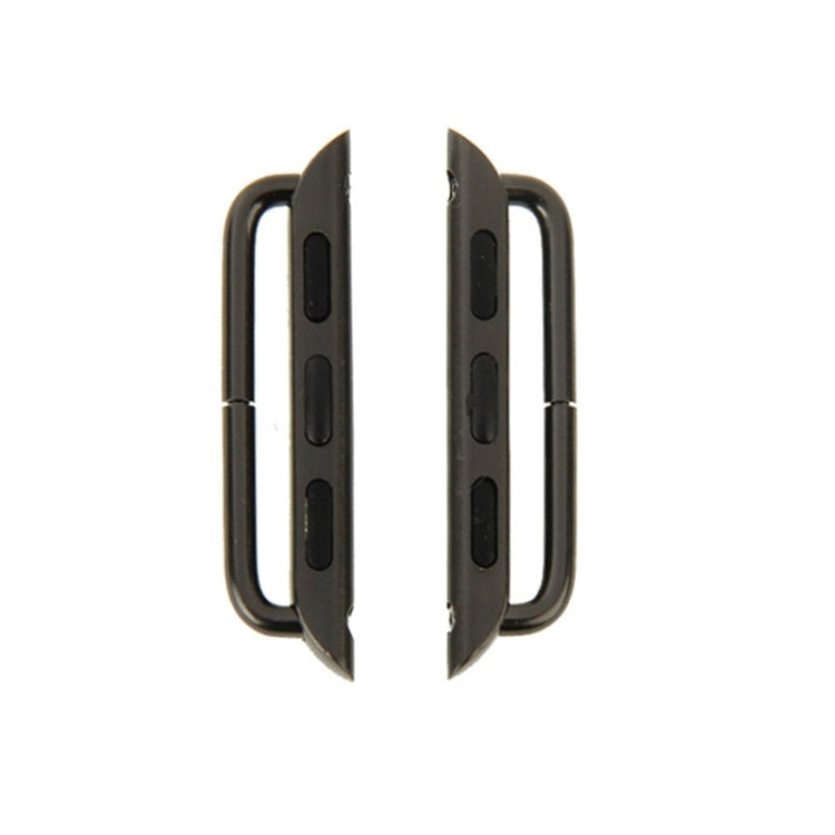 2 pezzi per Apple Watch 42 mm cinturino in metallo connettore fibbia in metallo