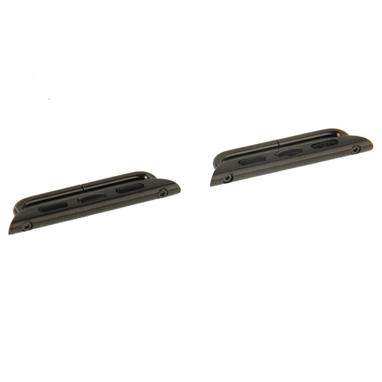 2 pezzi per Apple Watch 42 mm cinturino in metallo connettore fibbia in metallo