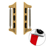 2 pezzi per Apple Watch 38 mm cinturino in metallo connettore fibbia in metallo
