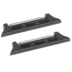 2 pezzi per Apple Watch 42 mm cinturino in metallo connettore fibbia in metallo, Black