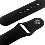 Per Apple Watch Sport Cinturino sportivo in gomma ad alte prestazioni da 38 mm con chiusura Pin-and-tuck