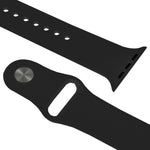 Per Apple Watch Sport Cinturino sportivo in gomma ad alte prestazioni da 38 mm con chiusura Pin-and-tuck