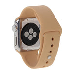 Per Apple Watch Sport Cinturino sportivo in gomma più lungo ad alte prestazioni da 42 mm con chiusura Pin-and-tuck