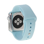 Per Apple Watch Sport Cinturino sportivo in gomma più lungo ad alte prestazioni da 42 mm con chiusura Pin-and-tuck