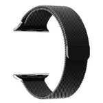 Per Apple Watch cinturino magnetico in acciaio inossidabile con anello milanese da 42 mm, For Apple Watch 46mm / 49mm / 45mm / 44mm