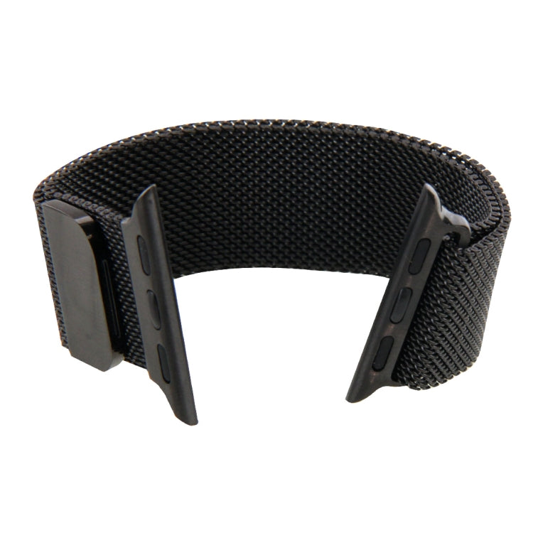 Per Apple Watch cinturino magnetico in acciaio inossidabile con anello milanese da 42 mm, For Apple Watch 46mm / 49mm / 45mm / 44mm