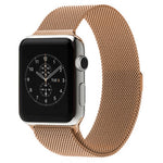 Per Apple Watch cinturino magnetico in acciaio inossidabile con anello milanese da 42 mm, For Apple Watch 46mm / 49mm / 45mm / 44mm