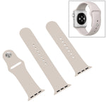 Per Apple Watch Serie 7 41 mm / 6 e SE e 5 e 4 40 mm / 3 e 2 e 1 38 mm Cinturino sportivo in gomma ordinario e più lungo ad alte prestazioni con chiusura Pin-and-tuck (Verde foresta), For Apple Watch Series 9&8&7 41mm / SE 3&SE 2&6&SE&5&4 40mm