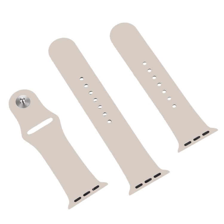 Per Apple Watch Serie 7 41 mm / 6 e SE e 5 e 4 40 mm / 3 e 2 e 1 38 mm Cinturino sportivo in gomma ordinario e più lungo ad alte prestazioni con chiusura Pin-and-tuck (Verde foresta), For Apple Watch Series 9&8&7 41mm / SE 3&SE 2&6&SE&5&4 40mm