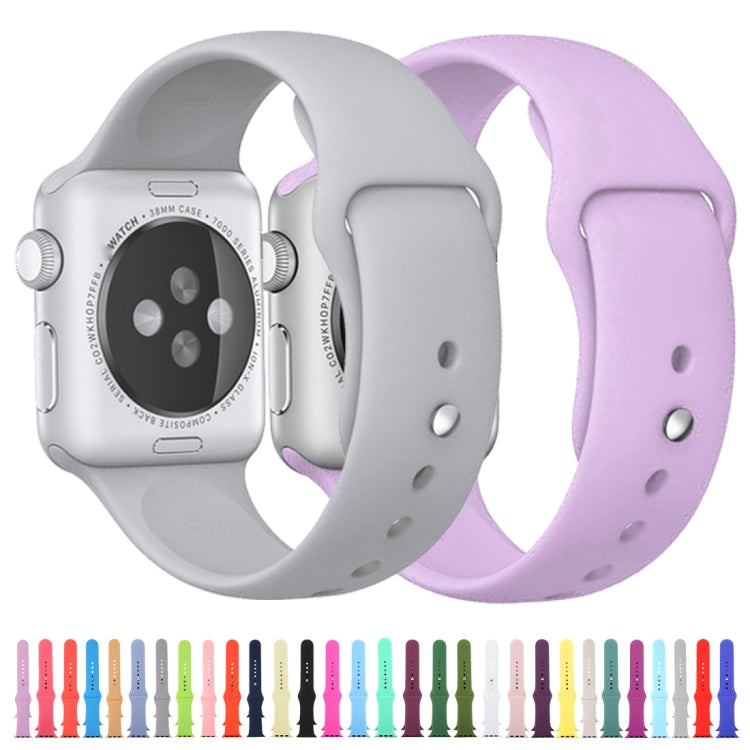 Per Apple Watch Serie 7 41 mm / 6 e SE e 5 e 4 40 mm / 3 e 2 e 1 38 mm Cinturino sportivo in gomma ordinario e più lungo ad alte prestazioni con chiusura Pin-and-tuck (Verde foresta), For Apple Watch Series 9&8&7 41mm / SE 3&SE 2&6&SE&5&4 40mm