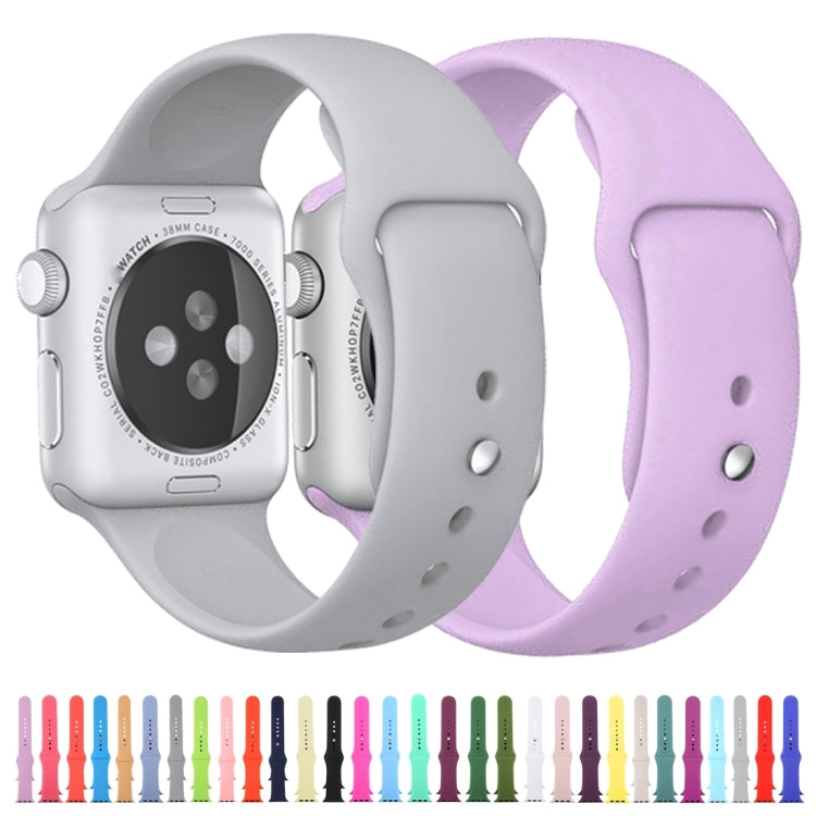 Per Apple Watch Ultra 49 mm / Serie 8 e 7 45 mm / SE 2 e 6 e SE e 5 e 4 44 mm / 3 e 2 e 1 42 mm Cinturino sportivo in gomma ordinario e più lungo ad alte prestazioni con chiusura Pin-and-tuck                                                             ...