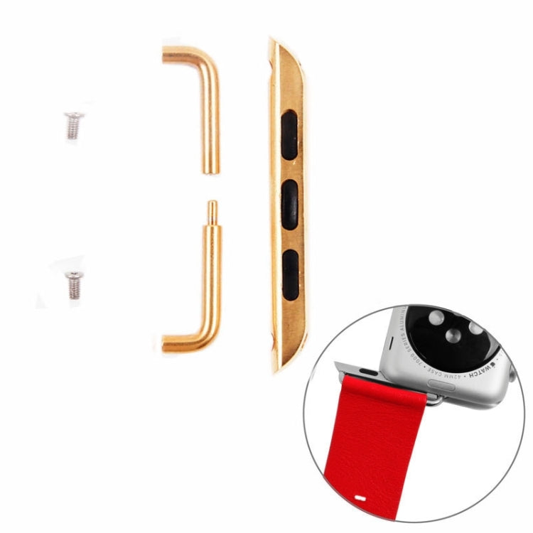 Per Apple Watch 38/40/41 mm cinturino in metallo connettore fibbia in metallo, coppia