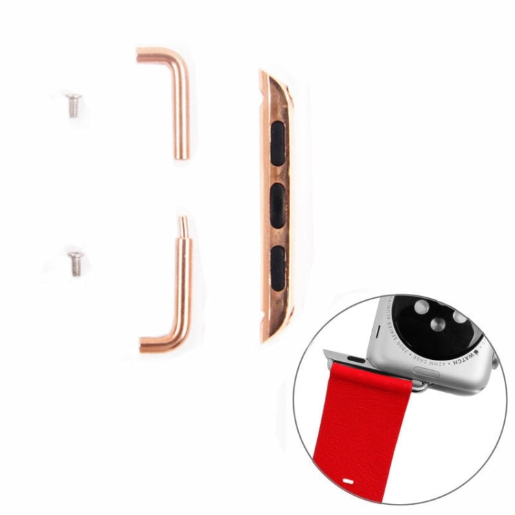 Per Apple Watch 38/40/41 mm cinturino in metallo connettore fibbia in metallo, coppia