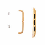 Per Apple Watch 42/44/45 mm cinturino in metallo connettore fibbia in metallo, coppia