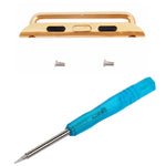 Per Apple Watch 42/44/45 mm cinturino in metallo connettore fibbia in metallo, coppia