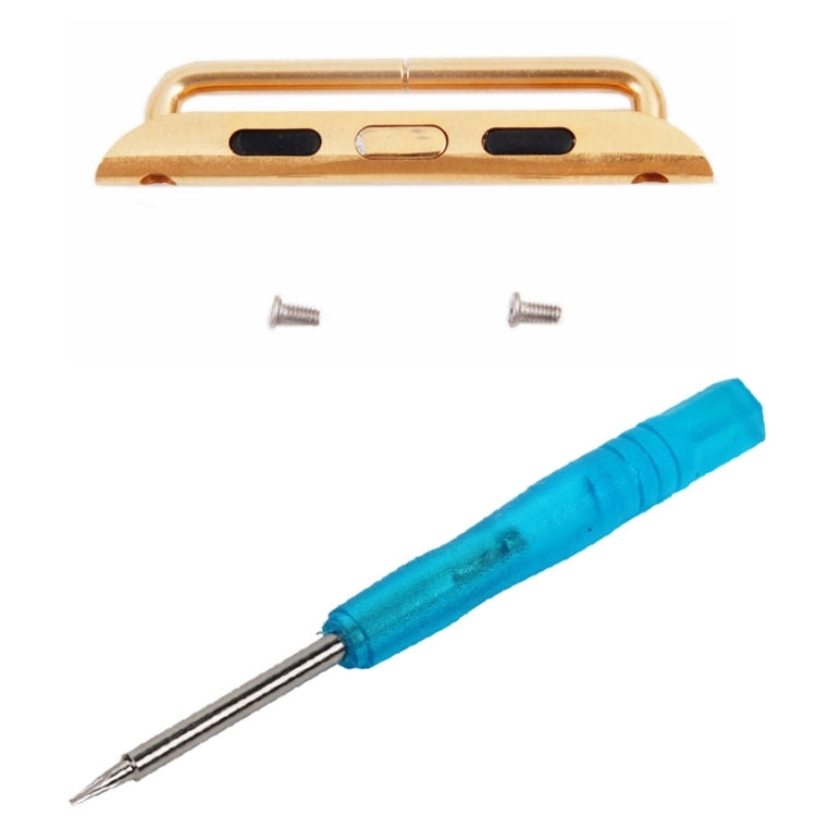 Per Apple Watch 42/44/45 mm cinturino in metallo connettore fibbia in metallo, coppia