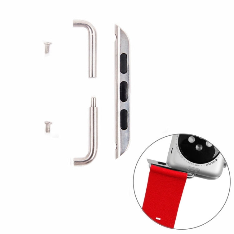 Per Apple Watch 42/44/45 mm cinturino in metallo connettore fibbia in metallo, coppia