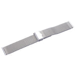 Per cinturino per orologio in acciaio inossidabile con fibbia classica milanese da 38 mm per Apple Watch, utilizzato solo in combinazione con connettori (S-AW-3291)