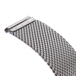Per cinturino per orologio in acciaio inossidabile con fibbia classica milanese da 38 mm per Apple Watch, utilizzato solo in combinazione con connettori (S-AW-3291)