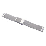 Per cinturino Apple Watch in acciaio inossidabile con fibbia classica milanese da 42 mm, utilizzato solo in combinazione con connettori (S-AW-3293)