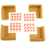 4 pezzi di protezione extra spessa per cuscino di sicurezza per bambini, protezione angolare per tavolo (consegna colore casuale), 4 PCS Random Color Delivery