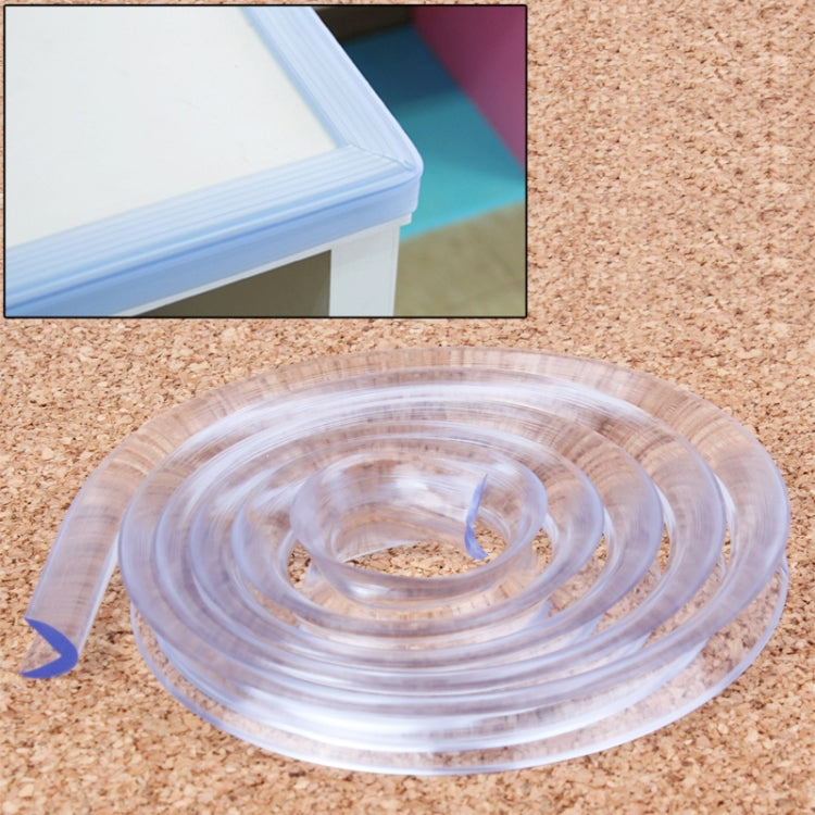Cuscino per bordi morbidi da tavolo per scrivania di sicurezza per bambini, lunghezza: 1 m, 100cm (Transparent)