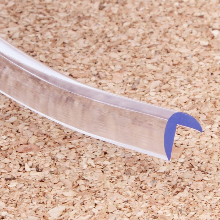 Cuscino per bordi morbidi da tavolo per scrivania di sicurezza per bambini, lunghezza: 1 m, 100cm (Transparent)