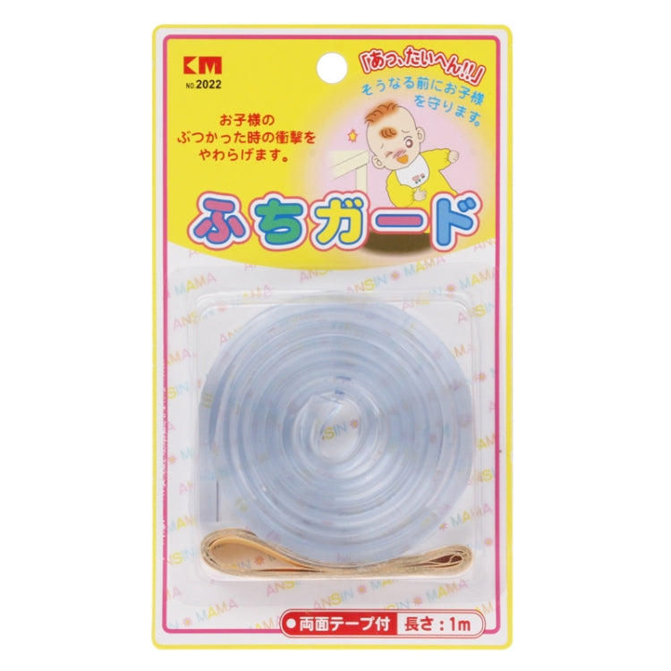Cuscino per bordi morbidi da tavolo per scrivania di sicurezza per bambini, lunghezza: 1 m, 100cm (Transparent)