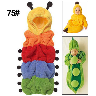 Graziosi vestiti per bambini in stile Carpenterworm per dormire, Size: 75yard