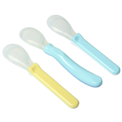 Cucchiaio adorabile del gel del silicone per il bambino (consegna casuale), 3703
