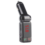 BC-06 Kit per auto Bluetooth Trasmettitore FM Lettore MP3 per auto con display LED, 2 caricatori USB e funzione vivavoce, BC06