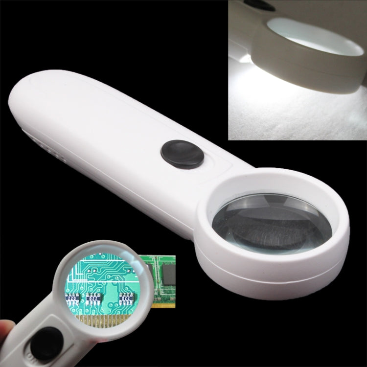 Lente d'ingrandimento portatile 15X con 2 LED