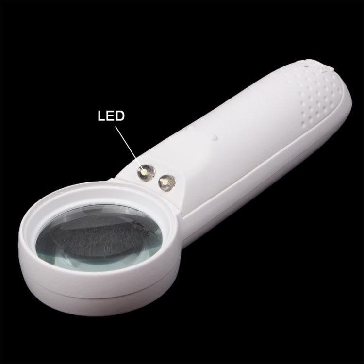 Lente d'ingrandimento portatile 15X con 2 LED