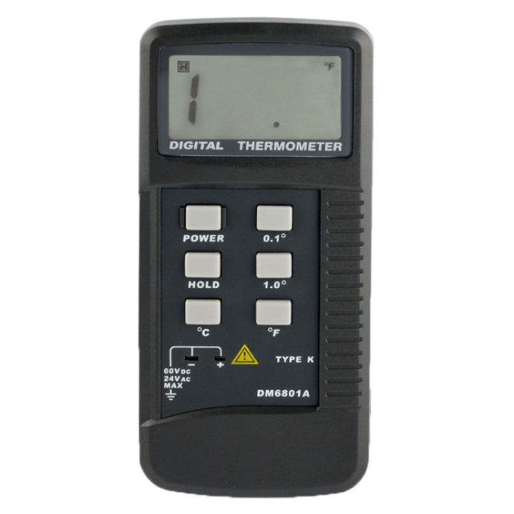 Termometro digitale con sensore di tipo K, DM6801A