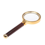 Lente d'ingrandimento portatile 60 mm con manico in legno