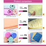 Asciugamano KANEED in camoscio sintetico, panno in camoscio super assorbente in PVA per un'asciugatura rapida dell'auto, dimensioni: 43 x 32 x 0,2 cm, Drying Towel Super Absorbent PVA Shammy Cloth, UK Stock Drying Towel Super Absorbent PVA Shammy Cloth...