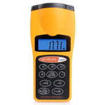 Misuratore di distanza ad ultrasuoni LCD 1,8" con laser rosso
