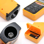 Misuratore di distanza ad ultrasuoni LCD 1,8" con laser rosso