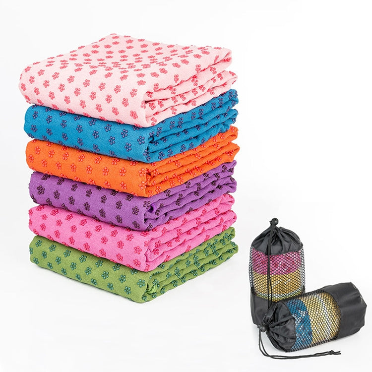 Tappetino yoga lavabile lungo in microfibra ispessimento antiscivolo, consegna colore casuale, 183x63cm Random Color