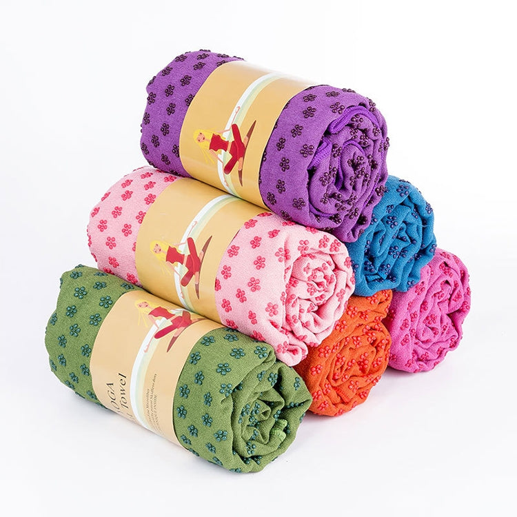Tappetino yoga lavabile lungo in microfibra ispessimento antiscivolo, consegna colore casuale, 183x63cm Random Color