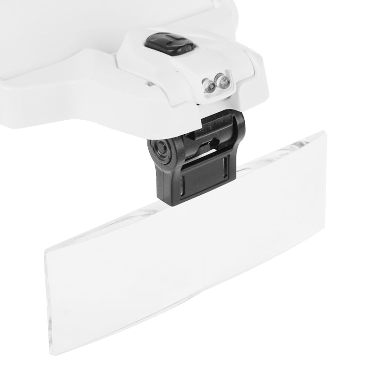 Lente d'ingrandimento 5 lenti 1.0X-3.5X con luci LED bianca