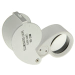 Lente d'ingrandimento per gioielli 40X con LED 25mm