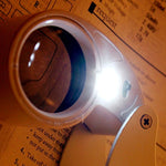 Lente d'ingrandimento per gioielli 40X con LED 25mm