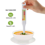 Analizzatore di salinità Misuratore di sale per controllo salato Salinometro per alimenti Tester di sale impermeabile, NS01