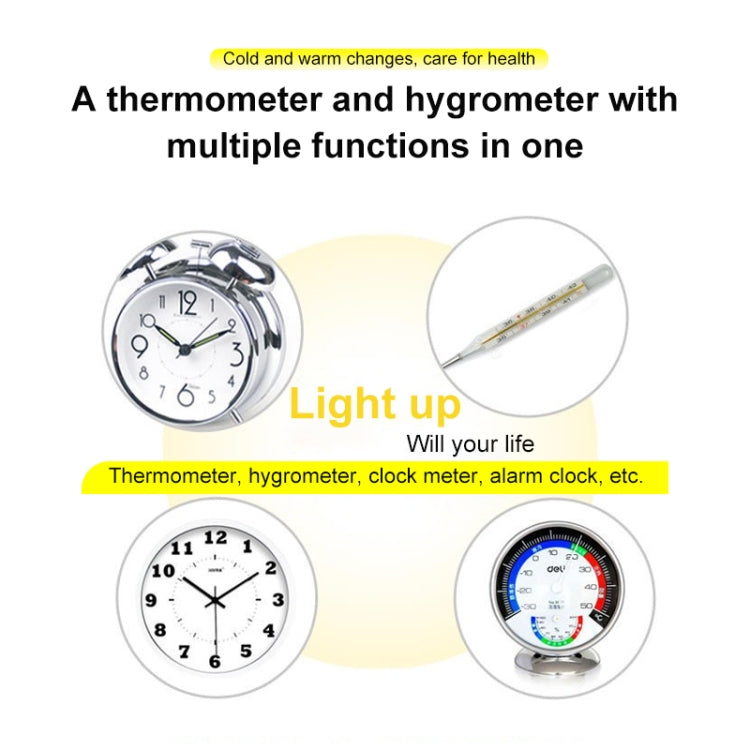 Misuratore digitale di temperatura e umidità LCD da 3,8 pollici con orologio/calendario (HTC-1), HTC-1