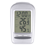 Termometro igrometro da tavolo digitale LCD per interni con data/orologio/avviso congelamento, W240