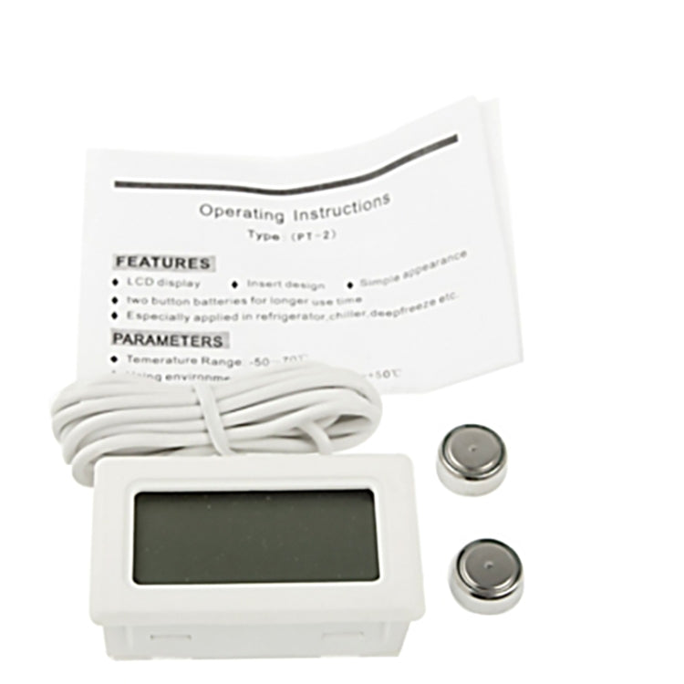 Mini termometro digitale per interni LCD, bianco, LCD Thermometer