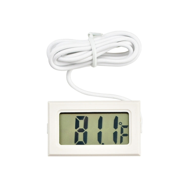 Mini termometro digitale per interni LCD (display Fahrenheit), bianco, (Fahrenheit Display)(White), (Fahrenheit Display)(Black)