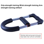 Dispositivi per esercizi di allenamento fitness per la forza del polso della mano in acciaio inossidabile, Stainless Steel Wrist Strength (Black)