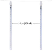 Set 24 luci LED natalizie 30 cm multicolore impermeabili